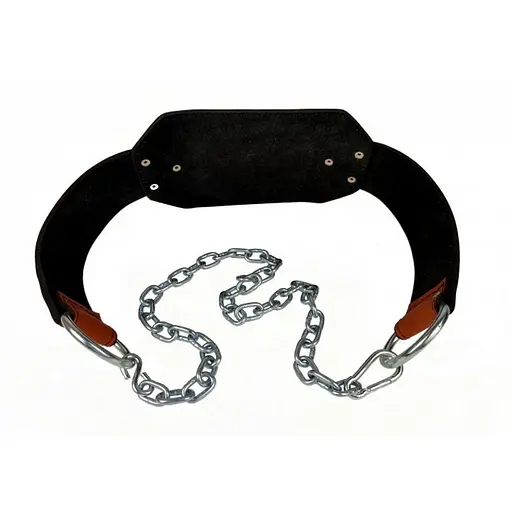 Пояс для отягощений EasyFit EF-DBC-200-BR (кожа) до 200 кг, коричневый - фото 6