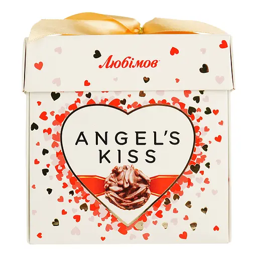 Цукерки шоколадні Любімов Angel's kiss молочні з мигдалем 140 г - фото 3