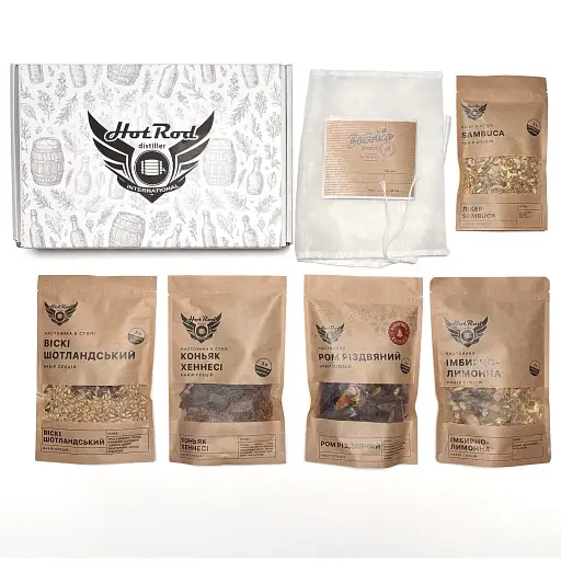 Подарунковий набір для настоянок Hot Rod Distiller Святковий