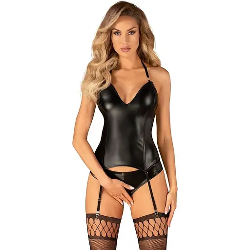 Комплект Obsessive Viranes M/L чорний