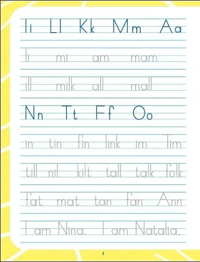 Writing words. English for kids