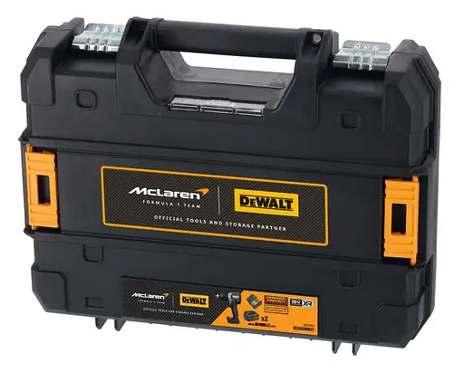 Дрель-шуруповерт ударная DeWalt McLaren F1 Team Limited Edition с АКБ и ЗП DCD85MM2T - фото 5