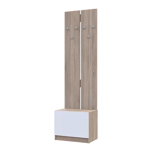 Вішалка з тумбою Doros Сола Дуб сонома ДСП 60х40х215 (44900346)