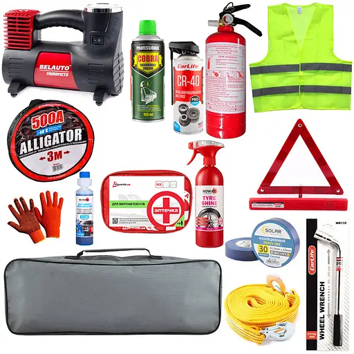 Полный универсальный набор автомобилиста CarLife для нового авто (na_48) - фото 1