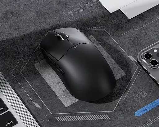 Компьютерная мышь MCHOSE A5 v2 Ultra беспроводная игровая PAW3395, 26000 DPI 2,4G+Bluetooth Black - фото 4