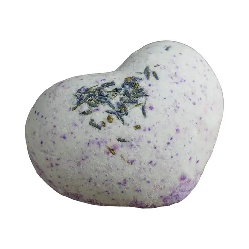 Бомбочка для ванни Hand Made із лавандою Серце 120 г (1009-02)