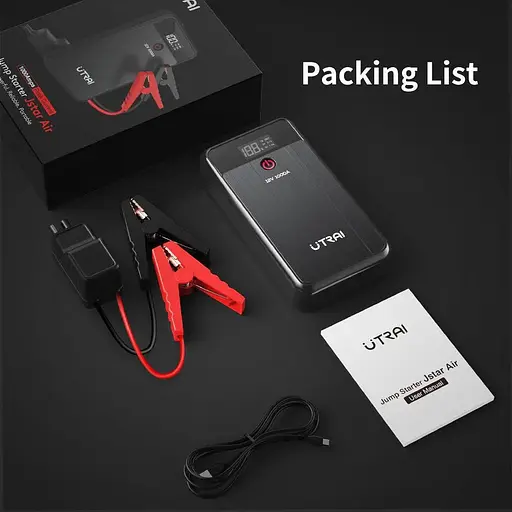Пуско зарядний пристрій UTRAI Jstar Air Jump Starter бустер авто 1000A 12V - фото 8