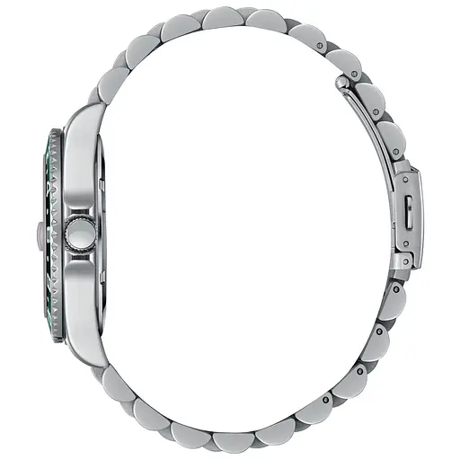 Наручний годинник чоловічий Lee Cooper Daytona Green Сріблястий (3432) - фото 4