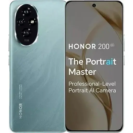 Смартфон Honor 200 12/512GB Emerald Green (Global Version) - фото 7
