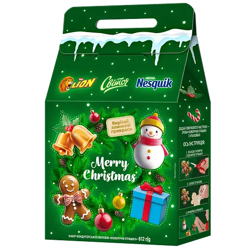 Подарунковий набір цукерок Світоч Новорічні історії 612 г (938368)