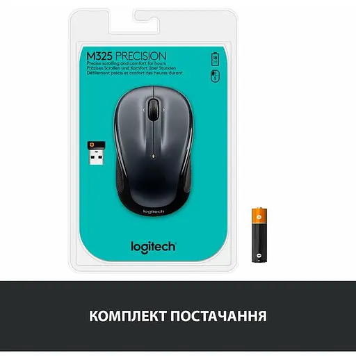 Мышь компьютерная Logitech M325s Black (910-006822) - фото 5