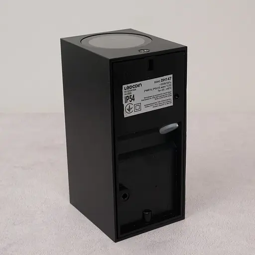 Архітектурний накладний світильник Ledcoin DH147 під лампу чорний - фото 2