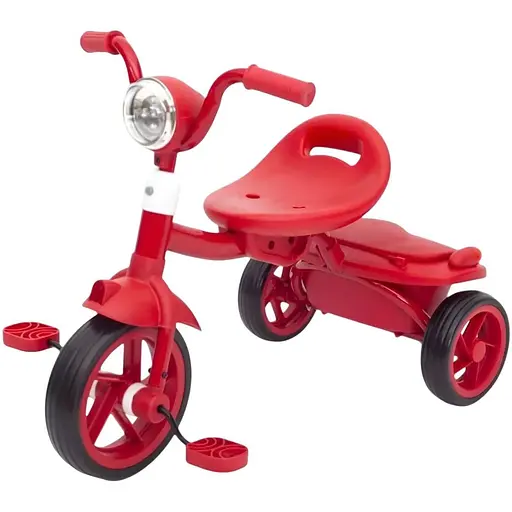 Детский трехколесный велосипед Turbo Trike MT 1037 Red EVA колеса 8/6 с музыкальными и световыми эффектами
