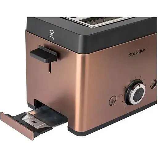 Тостер Silver Crest STT 850 Copper, 850 Вт, з насадкою для булочок, розморожуванням і регулюванням ступеня поджаривания - фото 5