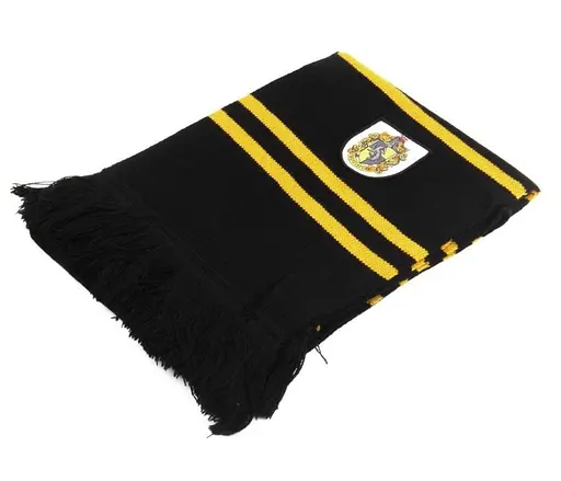 Шарф факультетов Хогвартса Пуффендуй с бахромой HP 6,115.634 - фото 3