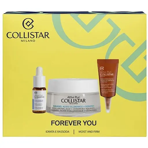 Набір для жінок Collistar Attivi Puri: Крем-аквагель для обличчя 50 мл + Концентрат проти зморщок 5 мл + Концентрат для контуру очей 5 мл - фото 3