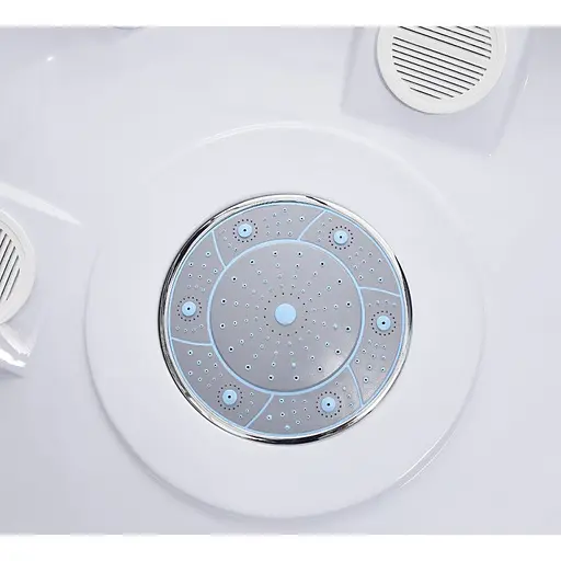 Душевой бокс Lidz Tani SB90x90.SAT.HIGH.FR Frost, Хром матовый, матовый, хром матовый - фото 7