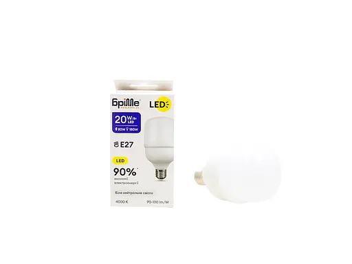 Лампа Brille світлодіодна LED E27, 20W NW T - фото 4