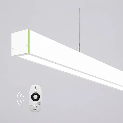 Диммируемый линейный светодиодный светильник X-LED 50Вт, белый (985х42х43) - фото 1