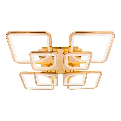 Люстра світлодіодна VALESO V K39047-4+4-TL GD з пультом - фото 2