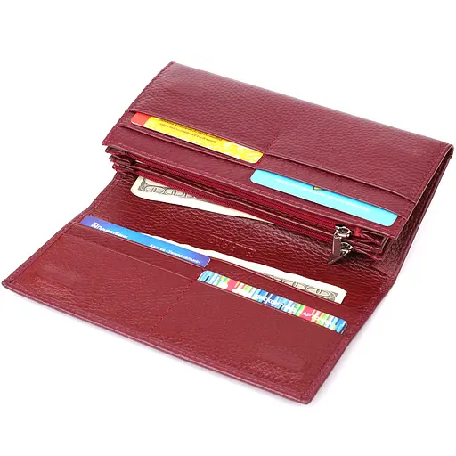 Гаманець для жінок із натуральної шкіри ST Leather 19х9х3 см acs0029655 - фото 6