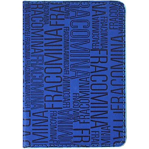 Обложка на паспорт-книжку "Буквы" PDV-06 Color-it (6973795230508) Синий - фото 2