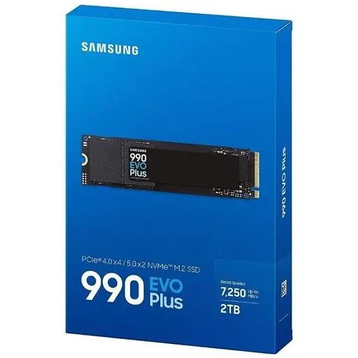 SSD диск Samsung 990 Evo Plus 2TB M.2 PCIe 4.0 x4/5.0 x2 NVMe 2.0 V-NAND TLC (MZ-V9S2T0BW) - фото 5
