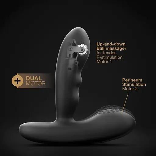 Масажери простати Dorcel P-Stroker, 11.2 см чорний - фото 5