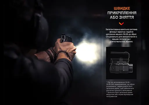 Фонарь для пистолета Fenix ​​GL06-365 - фото 9