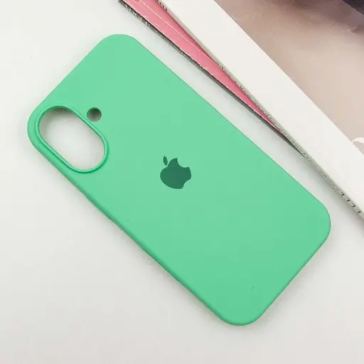 Чохол Epik Silicone Case Full Protective AA для Apple iPhone 16 Plus 6.7 Зелений/Spearmint - фото 2