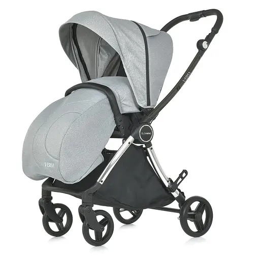 Детская прогулочная коляска-книга El Camino ME 1078 Versa Melange Gray Серая - фото 3