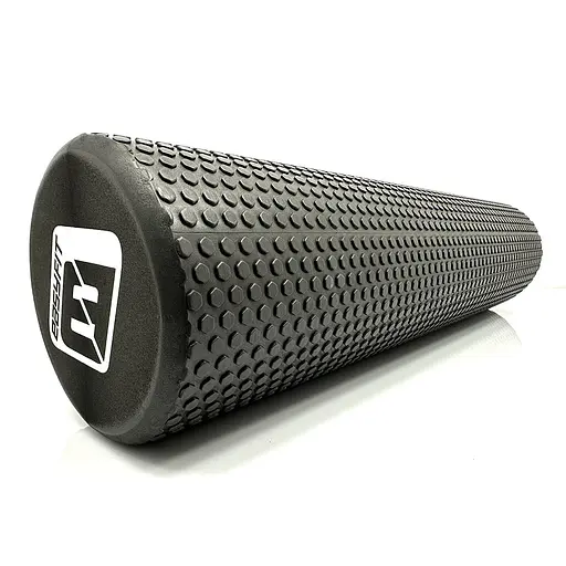 Масажний ролик EasyFit Foam Roller 60 см Чорний (EF-2032-BK) - фото 1
