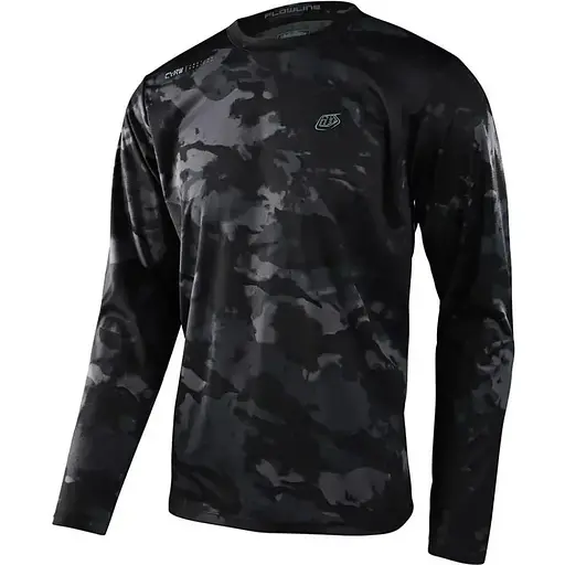 Велоджерси Troy Lee Designs Flowline LS Jersey Covert Black S (1106-346608002)