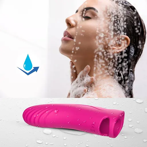 Вібратор на палець B - Series Joy Aurora, 11.8 см (рожевий) - фото 7