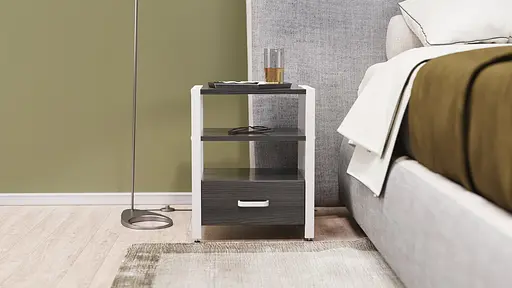 Тумба універсальна Вів'єн 1/1 50x41x40 білий ДСП Сосна Кембра 16мм FRD-104150