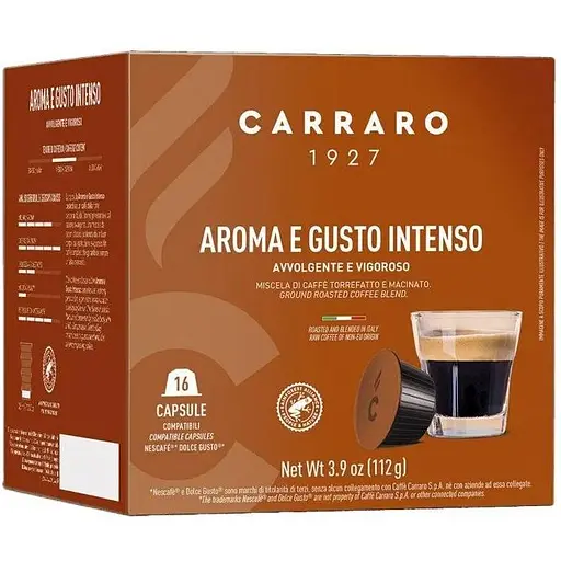 Кофе в капсулах Carraro Dolce Gusto Aroma e Gusto 16 капсул - фото 1