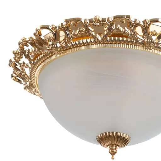 Світильник настінно-стельовий накладний Brille BR-02 274/3 French Gold - фото 2