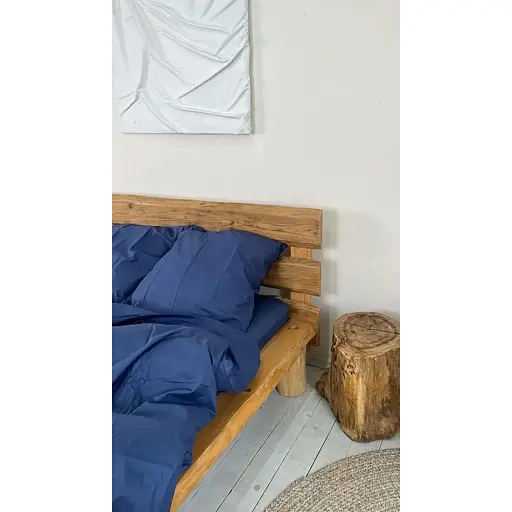 Комплект постільної білизни Євро #Magic blue магічний синій - фото 3