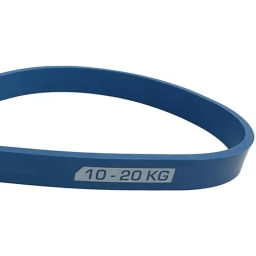 Резинка для фитнеса York Fitness 10-20кг - 2080x19x4,5 мм, голубой - фото 4