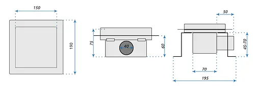 Трап для душа Rea Line 15x15 nickiel brushed REA-G6205 - фото 5