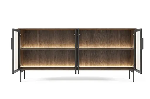 Комод з підсвіткою Perfect Home Лумі / Lumi 4D/181 4-дверний Дуб дунін (PFH-091383) - фото 2