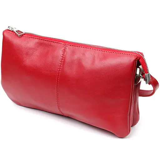 Кожаная женская сумка Grande Pelle 26х15.5х3 см sum0023602 - фото 2