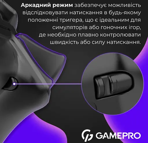 Геймпад джойстик GamePro GP-X13-B Xinput Bluetooth/2.4G/USB (Switch/PC/iOS/Android) Black - фото 7