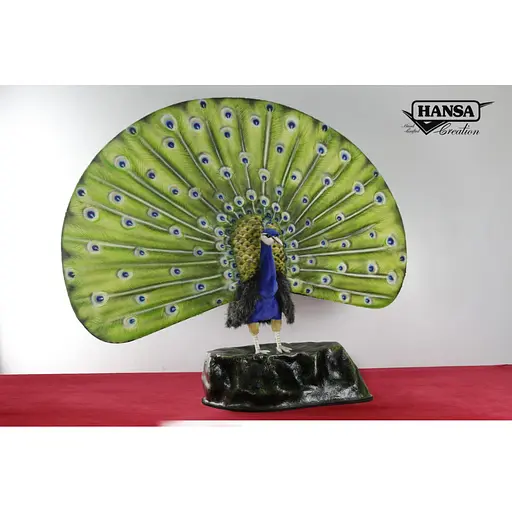 М'яка іграшка Hansa Павич на скелі 130 см (7687) - фото 2