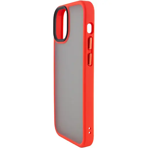 Чехол Epik TPU+PC Metal Buttons для Apple iPhone 13, 6.1 Красный - фото 2