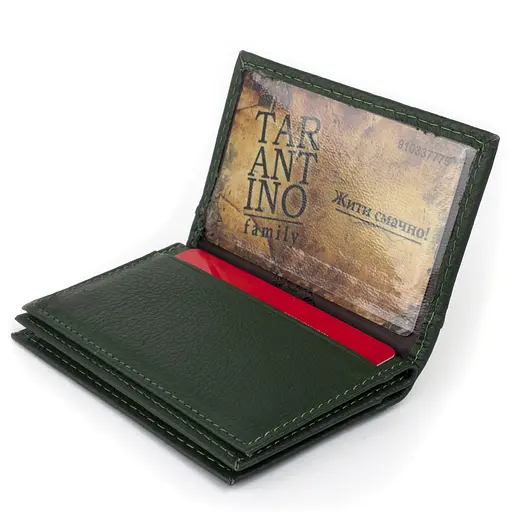 Женский кожаный кошелек-визитница ST Leather 10х6.5х1 см acs0015961 - фото 3