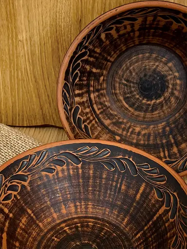 Салатник керамічний (глиняний) №7 700 мл - фото 2