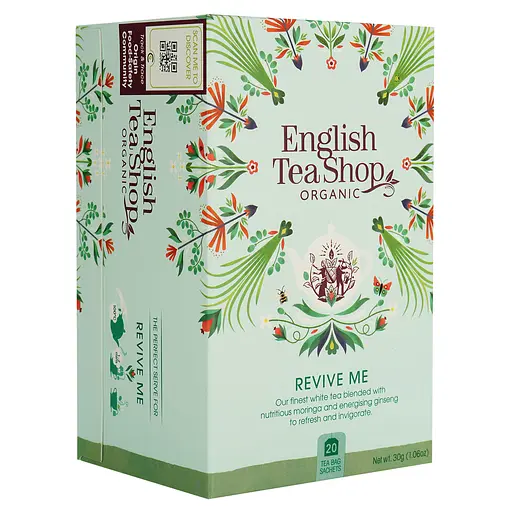 Суміш органічна English Tea Shop Revive Me WellnessBlend 30 г (20 шт. х 1.5 г) (818906)