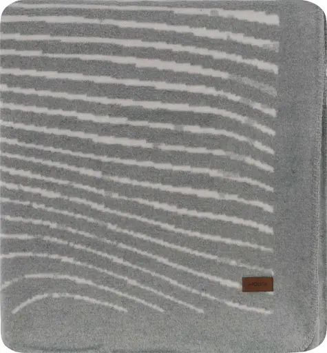 Плед Ardesto Leonardo Хвиля 200х220 см сірий (ART0417LT) - фото 4