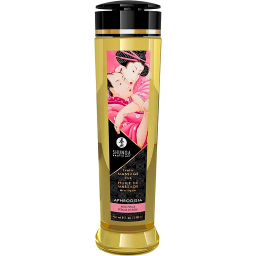 Масажна олія Shunga з ароматом троянд, 240 мл